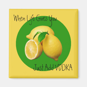 Imán Cuando la vida da limones humor y divertido