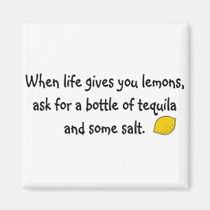 Imán Cuando la vida le da los limones