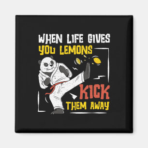 Imán Cuando la vida te da limones, ¡pateaos lejos un Sh