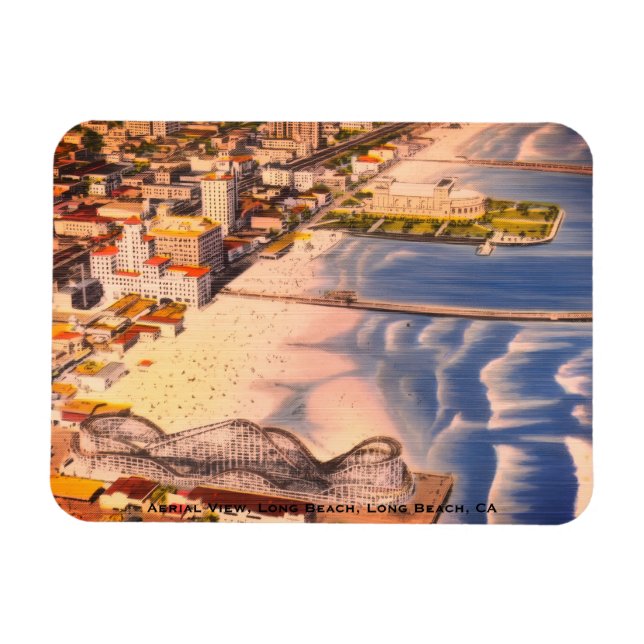 Imán Cuando Long Beach, CA era dorado (Horizontal)