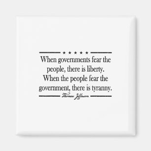 Imán Cuando Los Gobiernos Temen Al Pueblo Hay Libertad