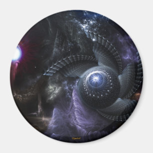 Imán Cuando los universos chocan con el arte fractal al