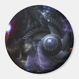 Imán Cuando los universos chocan con el arte fractal al