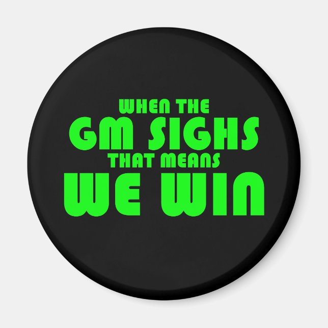 Imán Cuando suspira el GM (Frente)