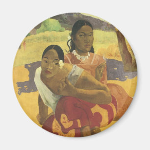 Imán ¿Cuándo te casarás? de Paul Gauguin, Arte Vintage