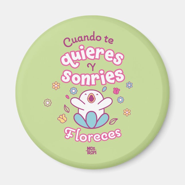 Imán │Cuando te quieres y sonries (Frente)