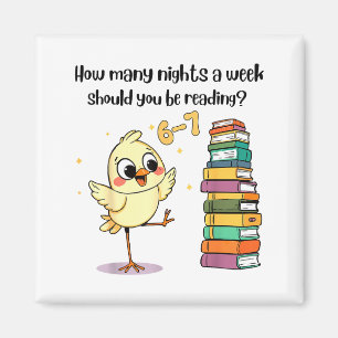 Imán ¿Cuántas noches a la semana deberías leer_ 6–7 