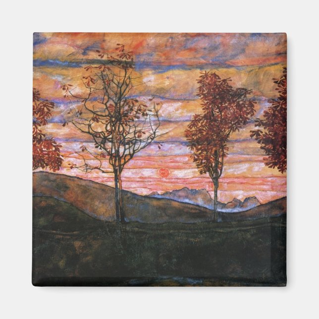 Imán Cuatro árboles (Frente)