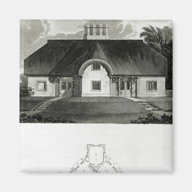 Imán Cuatro cabañas, 1818 (Frente)