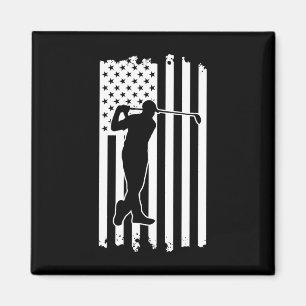 Imán Cuatro De Julio Bandera Americana De Golf Deportes