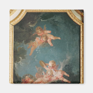 Imán Cuatro estaciones en la Salle del Conseil - Invier