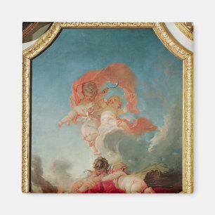 Imán Cuatro estaciones en la Salle del Conseil - Verano