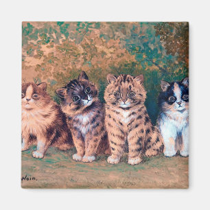 Imán Cuatro gatitos, Louis Wain