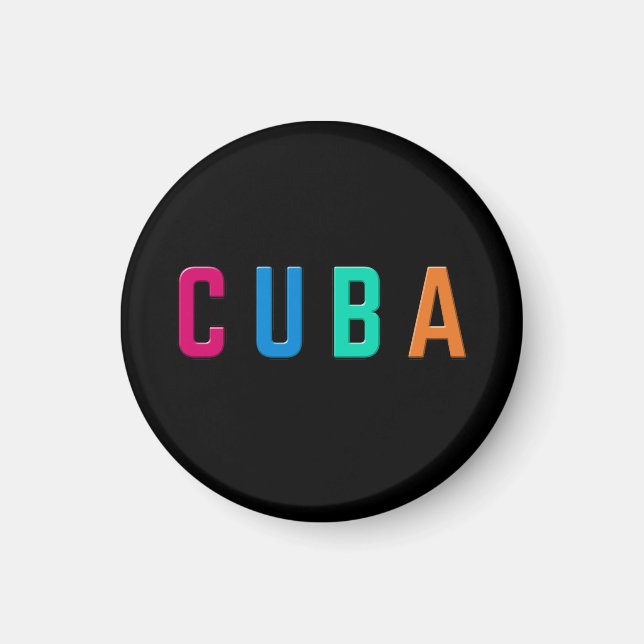 Imán Cuba, amo a Cuba (Frente)