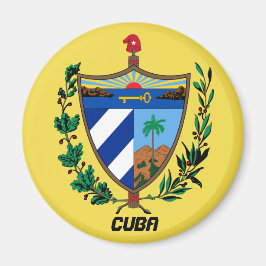 Imán Cuba Coat Arms Kitchen Magnet