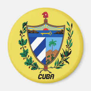 Imán Cuba Coat Arms Kitchen Magnet