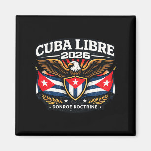 Imán Cuba Cuba Libre Doctrina de Monroe Ilustración