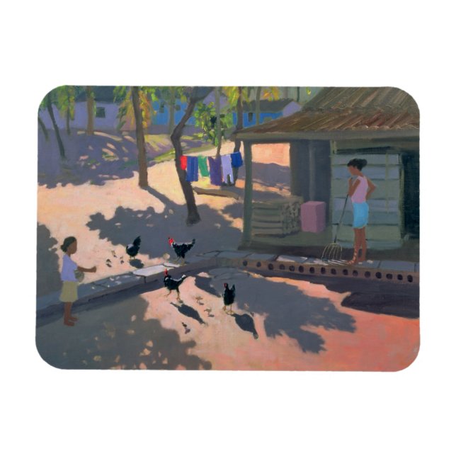 Imán Cuba de gallinas y pollos 1997 (Horizontal)