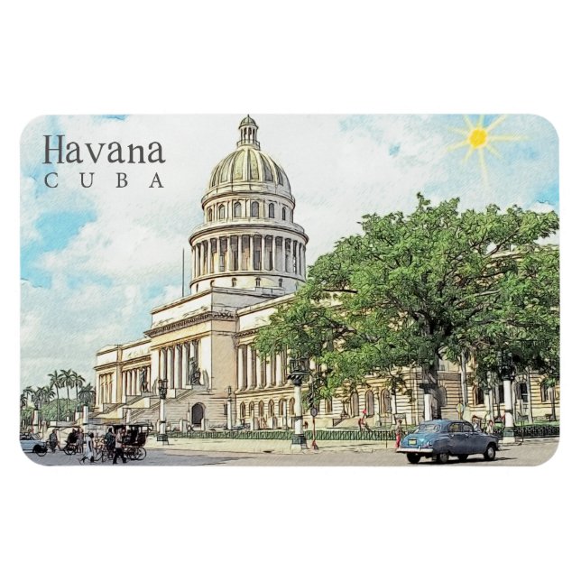 Imán Cuba de La Habana (Horizontal)