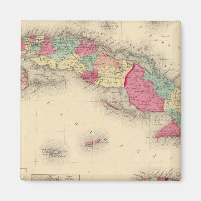 Imán Cuba, Jamaica y Puerto Rico (Frente)