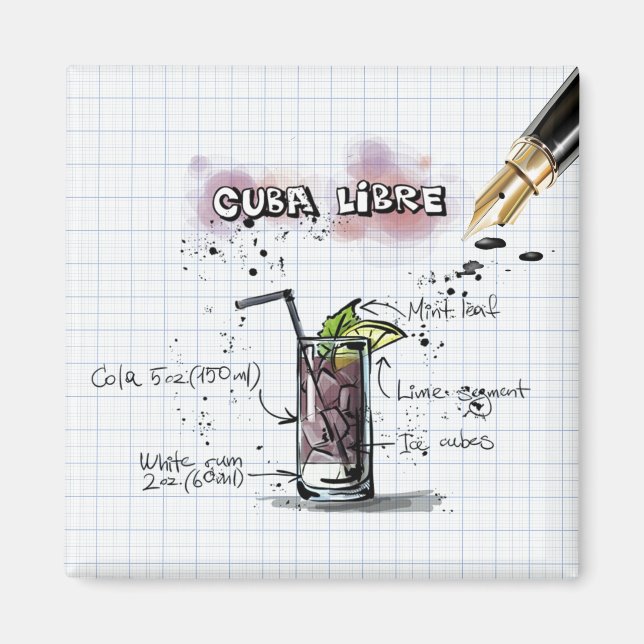 Imán Cuba Libre (Frente)