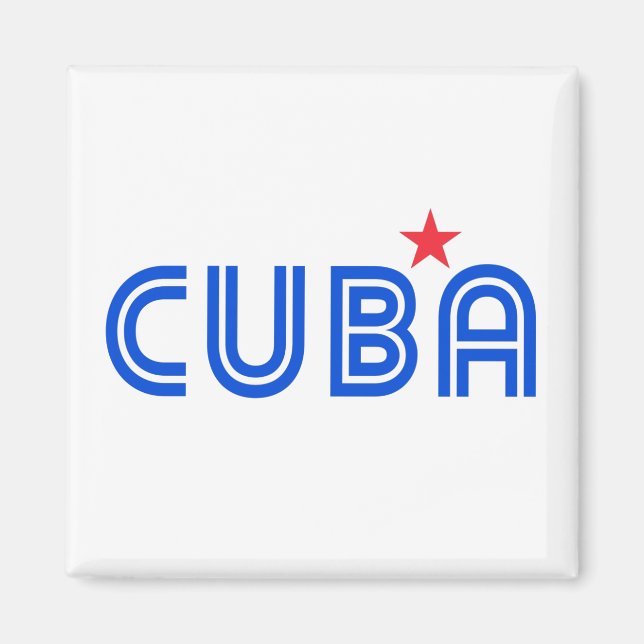 Imán Cuba retro (Frente)