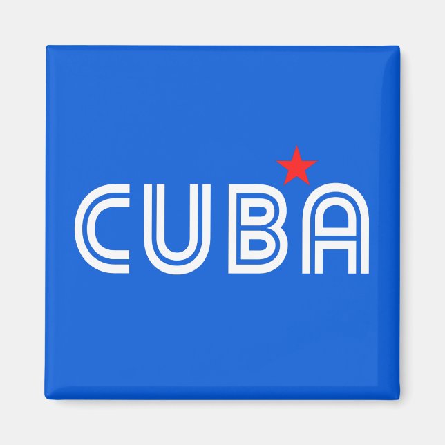 Imán Cuba retro (Frente)