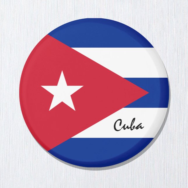 Imán Cuban Flag Magnet, holiday, Cuba (Subido por el creador)