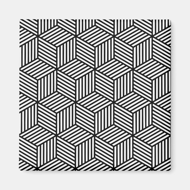 Imán Cube Lines (Frente)