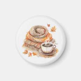 Imán Cubierta acuática y café Mug