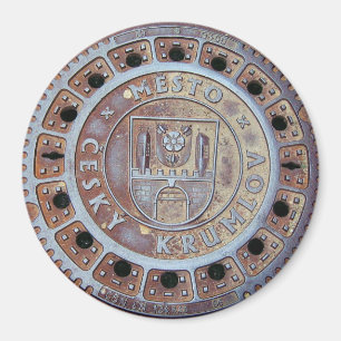 Imán Cubierta de la alcantarilla de Cesky Krumlov
