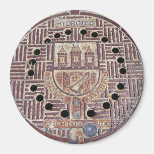 Imán Cubierta de la alcantarilla del castillo de Praga