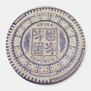 Imán Cubierta de la alcantarilla del escudo de armas de