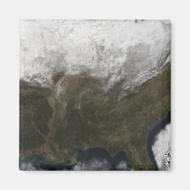Imán Cubierta de nieve sobre Estados Unidos (Frente)