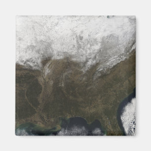 Imán Cubierta de nieve sobre los Estados Unidos