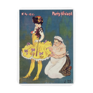 Imán Cubierta de "París-Vivant" Magazine, 1901 (color
