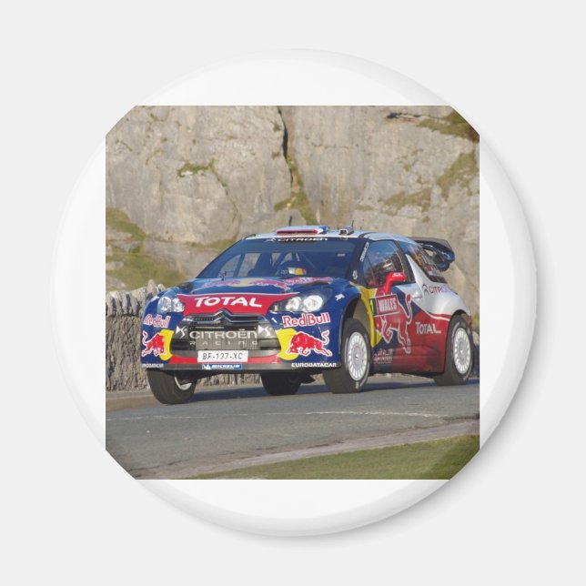 Imán Cubierta del coche de Rally WRC (Frente)