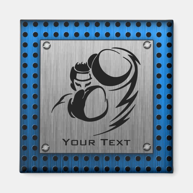 Imán Cubierta metalizado cepillado (Frente)