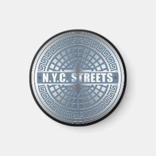 Imán Cubiertas de agujeros NYC
