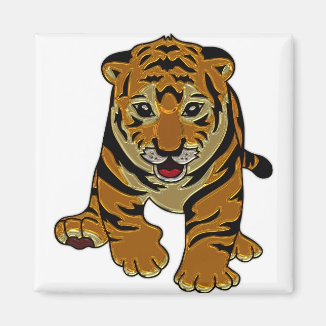 Imán Cubo de león 1 (Frente)