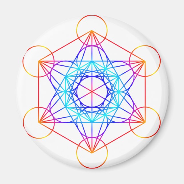 Imán Cubo de Metatron (Color 2) (Frente)