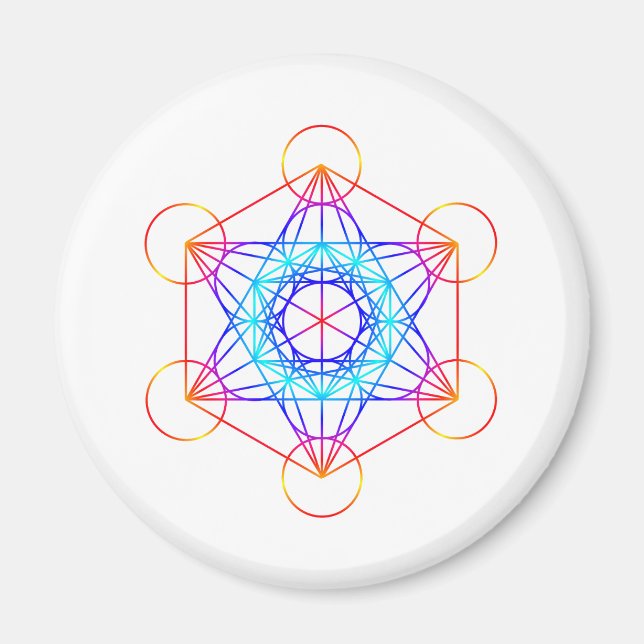 Imán Cubo de Metatron (Color 2) (Frente)