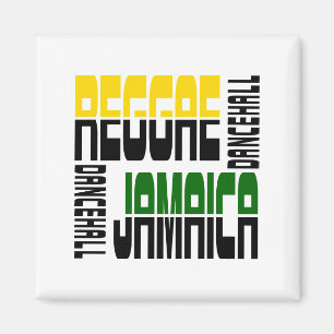 Imán Cubo de pasillo de danza de Jamaica del reggae, 3