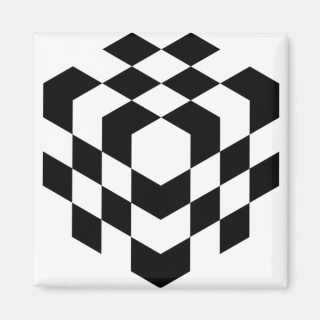 Imán Cubo de tablero de 3ª (Frente)