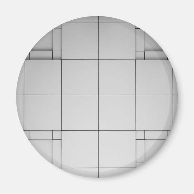 Imán Cubos abstractos (Frente)