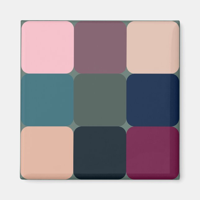 Imán Cubos de colores (Frente)