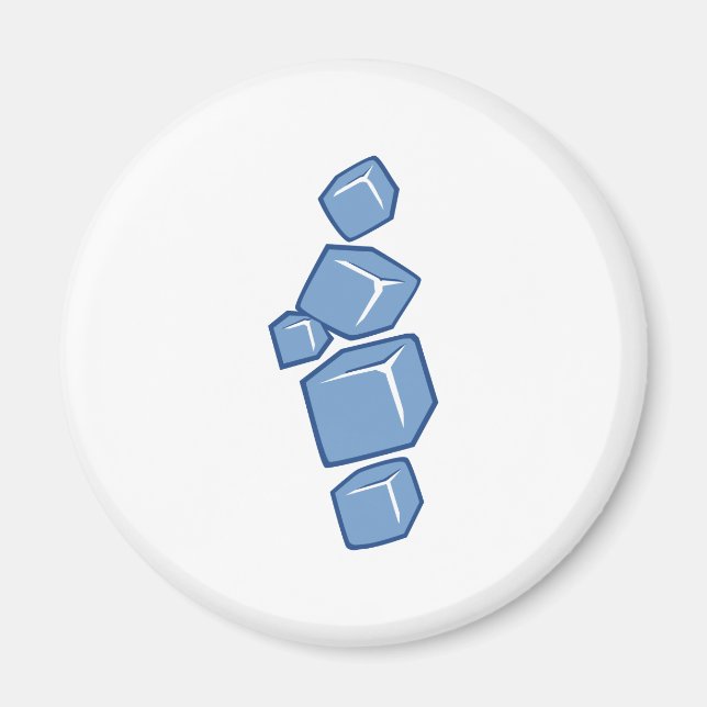 Imán Cubos de hielo (Frente)