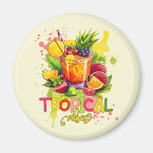 Imán Cubos tropicales - Frutas acuáticas de los tubos d
