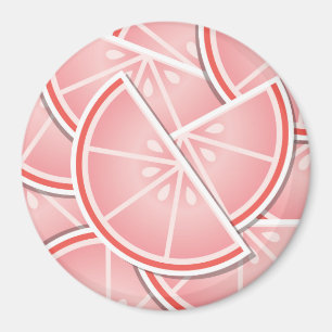Imán Cuchillas de pomelo rosa funky
