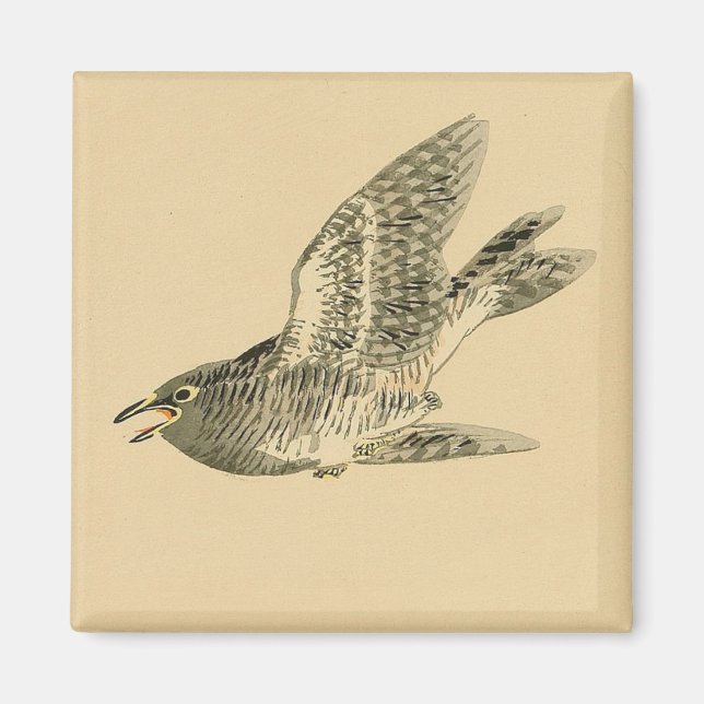 Imán Cuckoo (arte japonés) (de Kono Bairei) (Frente)
